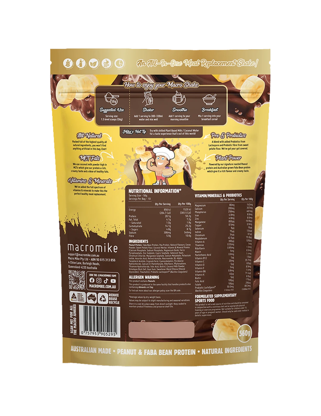 Marco Mike Macro Shake Meal Replacement