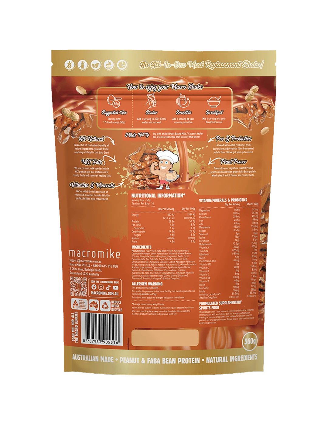 Marco Mike Macro Shake Meal Replacement
