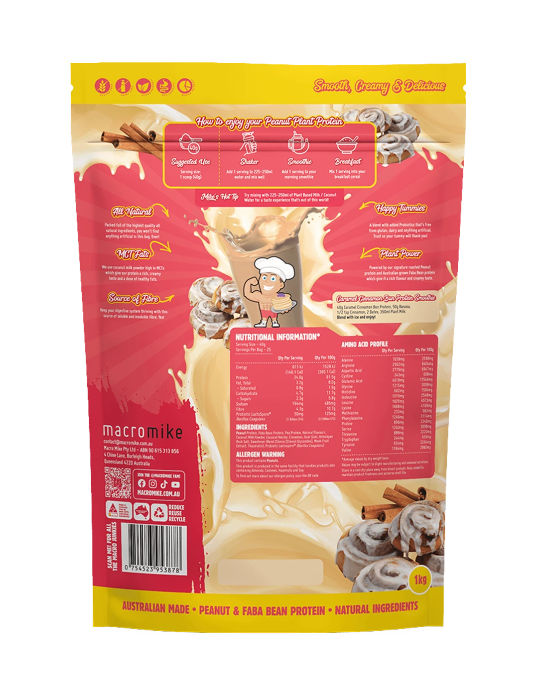 Macro Mike Peanut Plant Protein