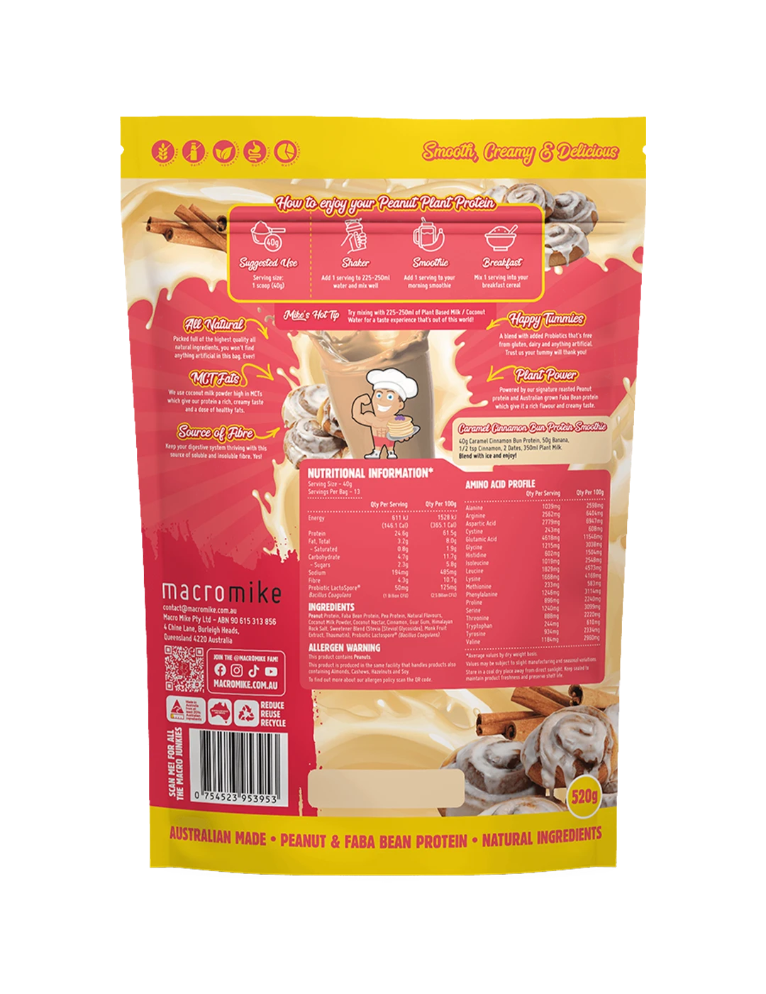 Macro Mike Peanut Plant Protein