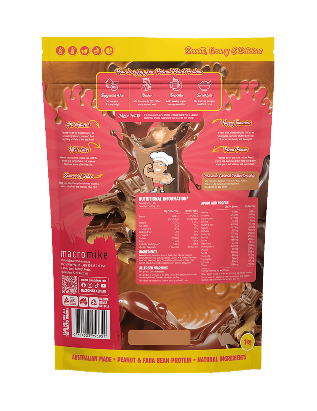 Macro Mike Peanut Plant Protein
