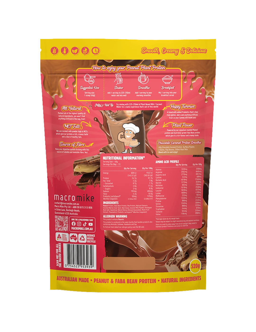 Macro Mike Peanut Plant Protein