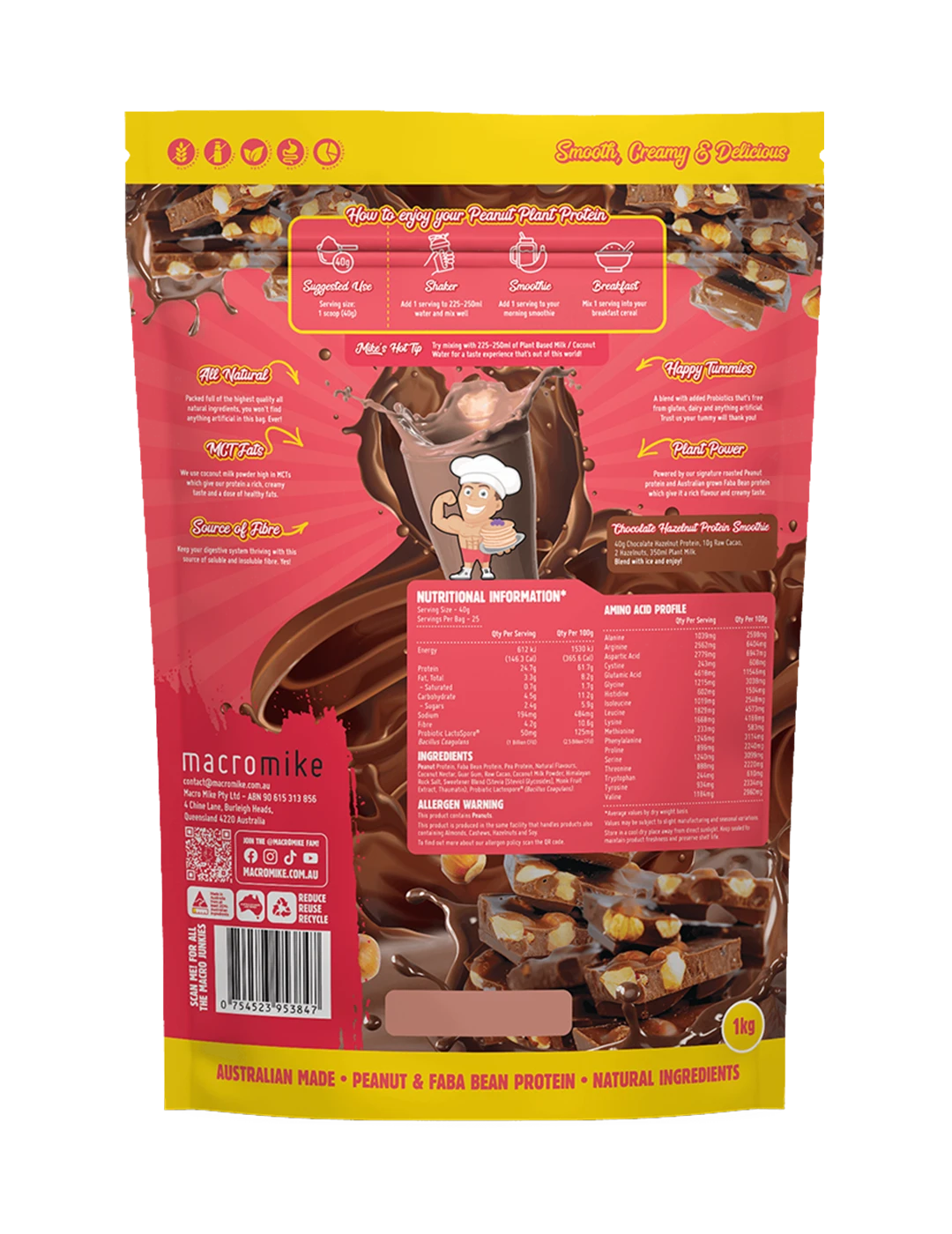 Macro Mike Peanut Plant Protein