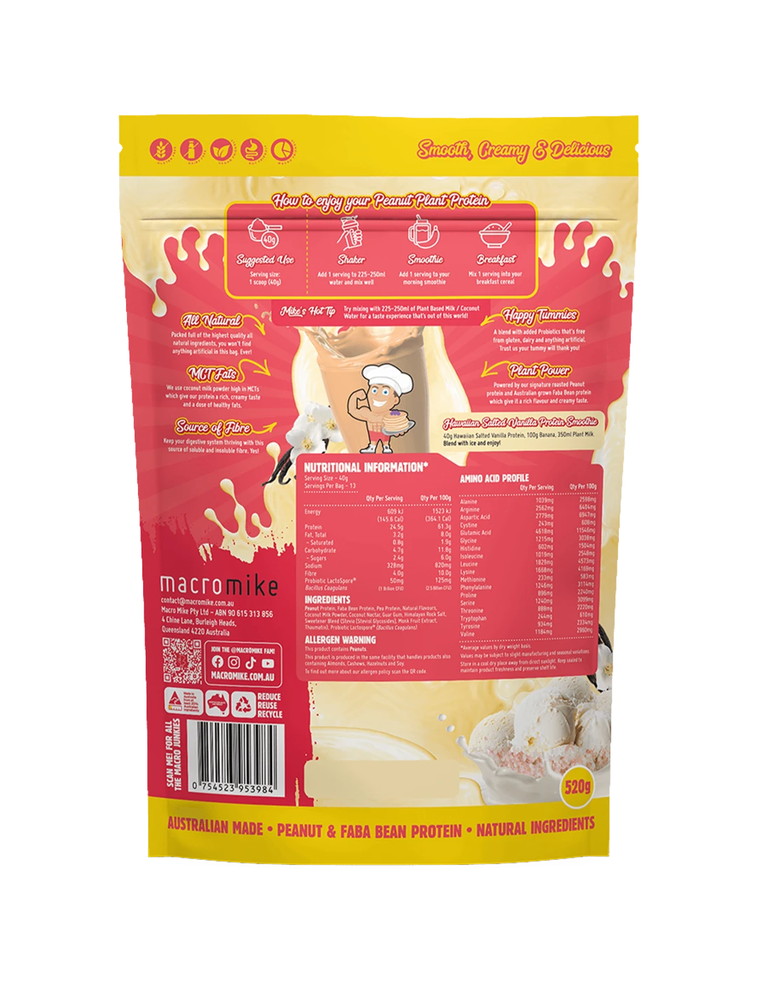 Macro Mike Peanut Plant Protein