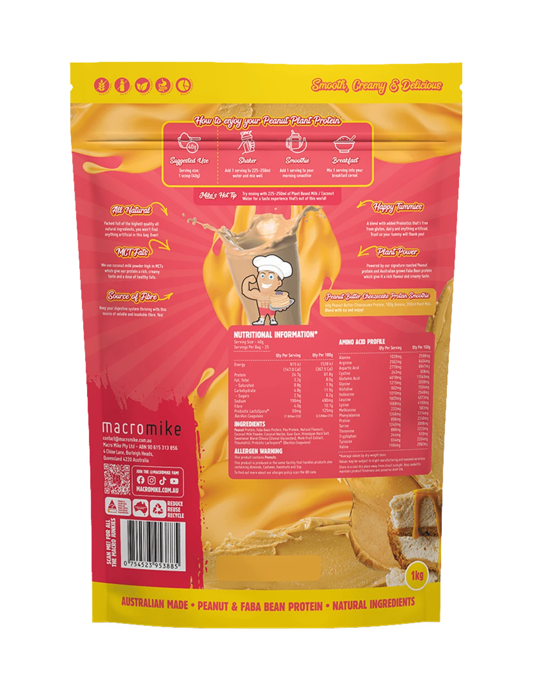 Macro Mike Peanut Plant Protein