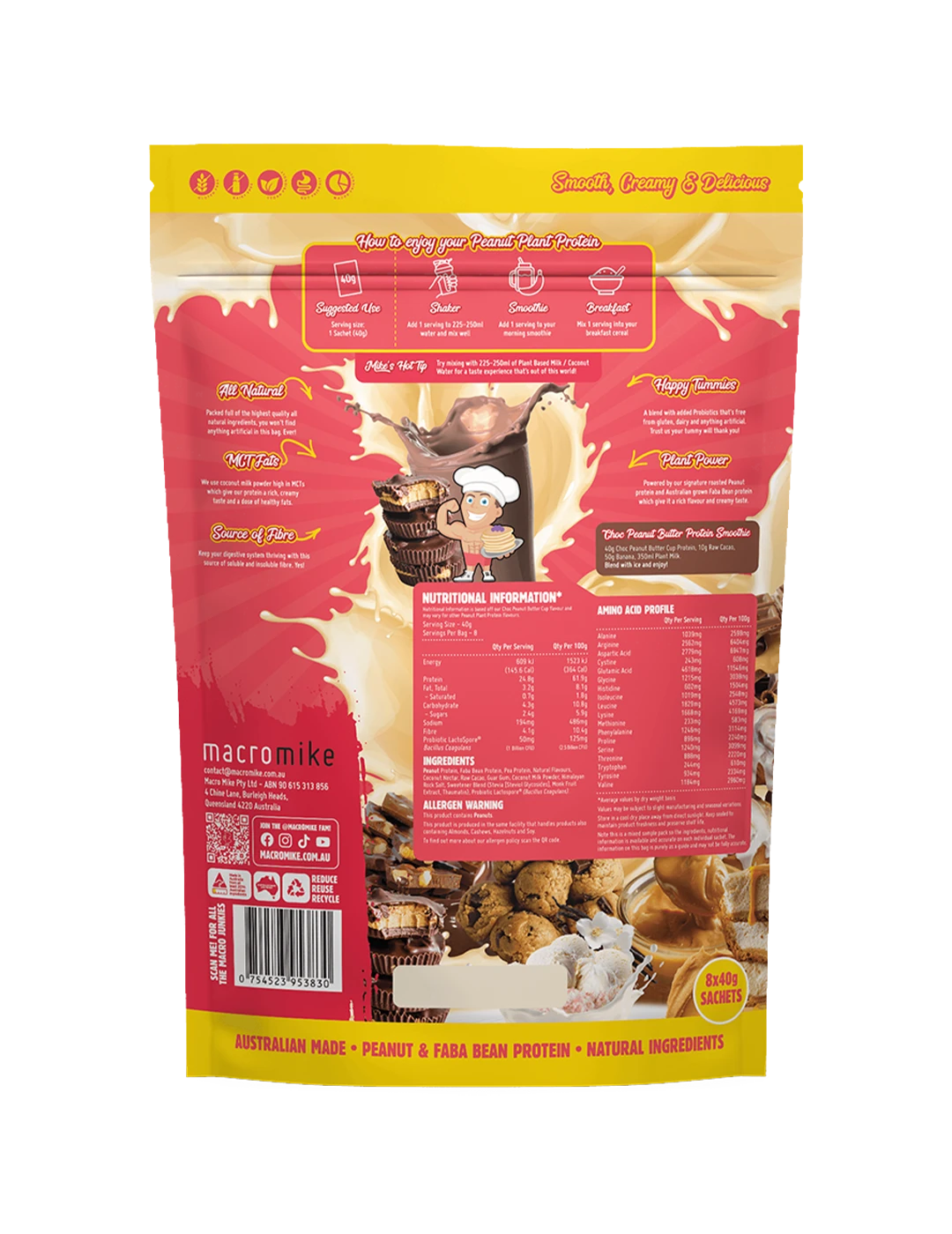 Macro Mike Peanut Plant Protein
