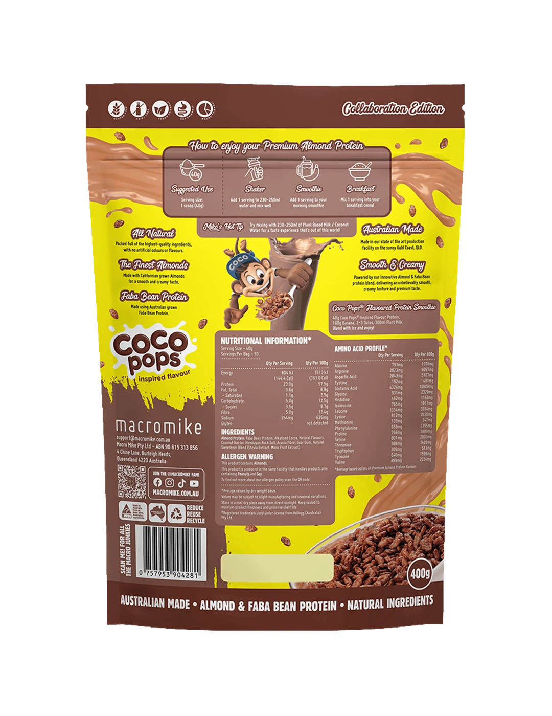 Macro Mike x Kellogg's Almond Protein
