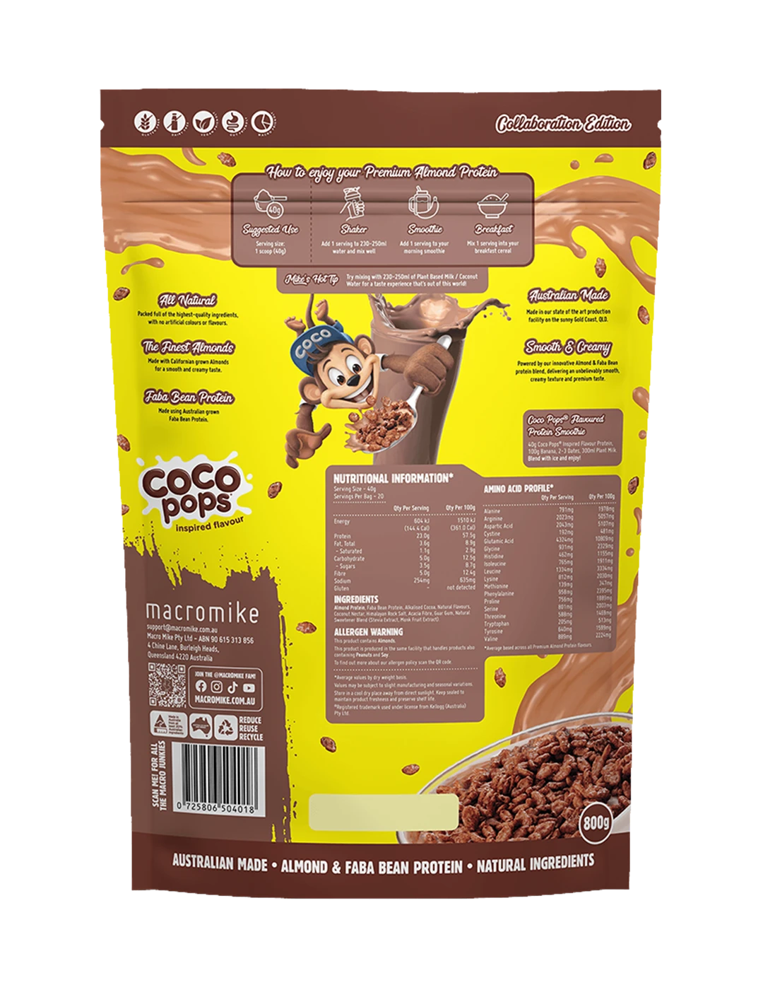 Macro Mike x Kellogg's Almond Protein