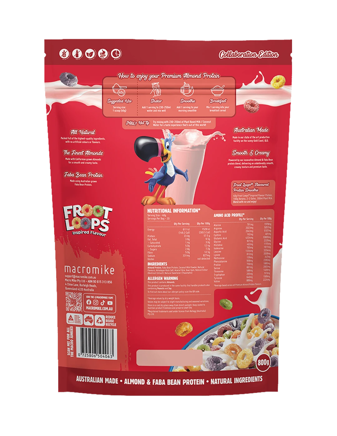 Macro Mike x Kellogg's Almond Protein