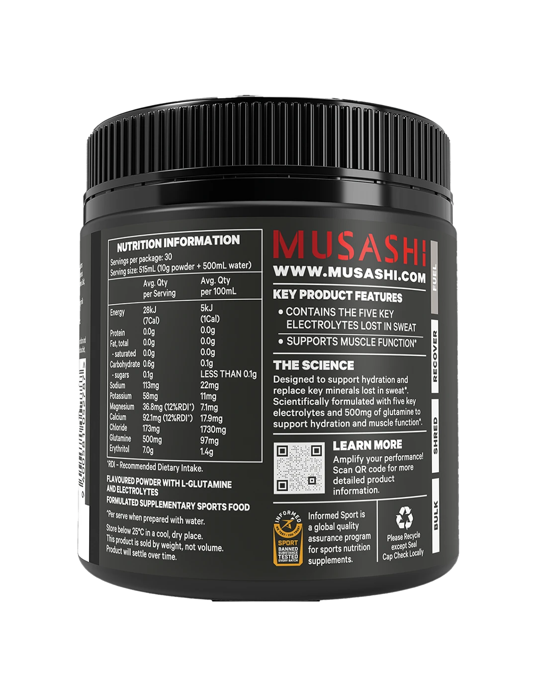 Musashi Electrolytes