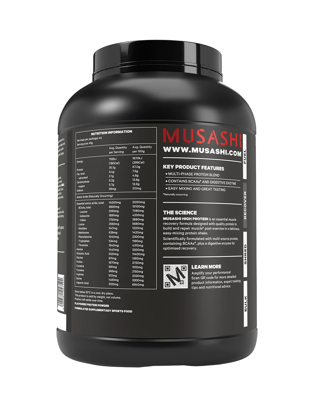 Musashi High Protein Powder