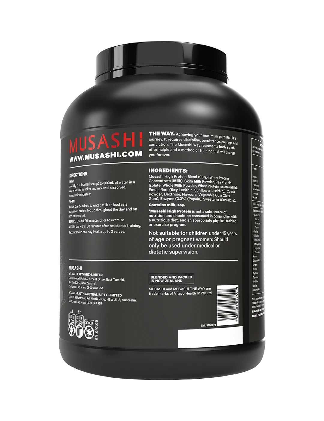 Musashi High Protein Powder