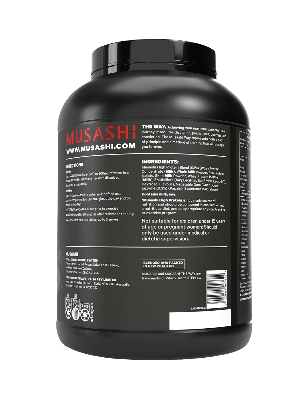 Musashi High Protein Powder
