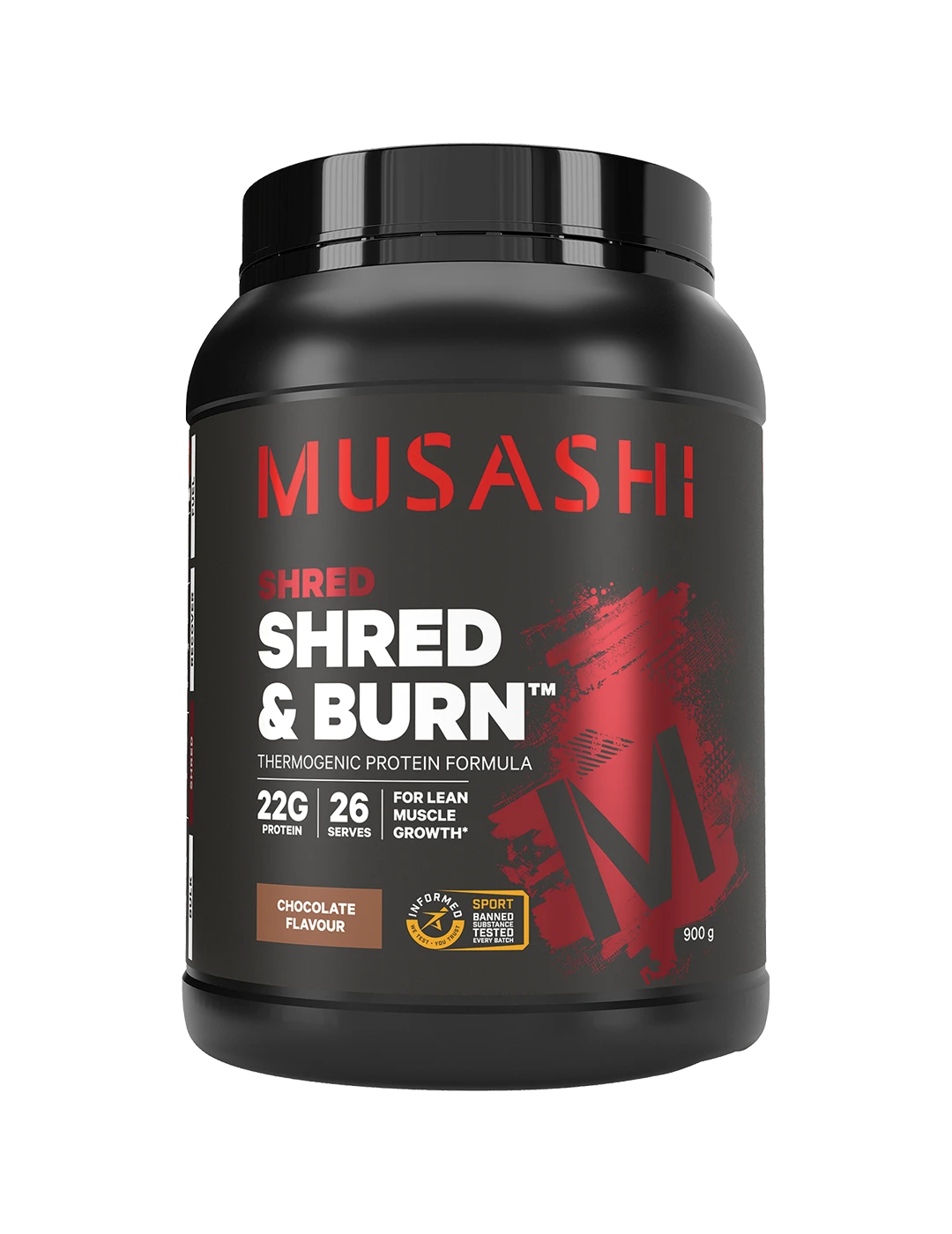 Musashi Shred &amp; Burn Protein Powder