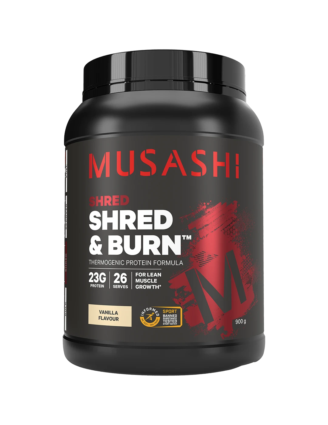 Musashi Shred &amp; Burn Protein Powder