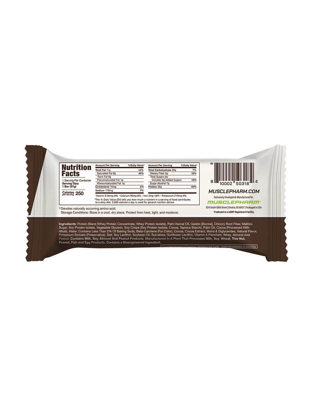 Muscle Pharm Combat Ready Protein Bar Chocolate Cake NIP | ASN