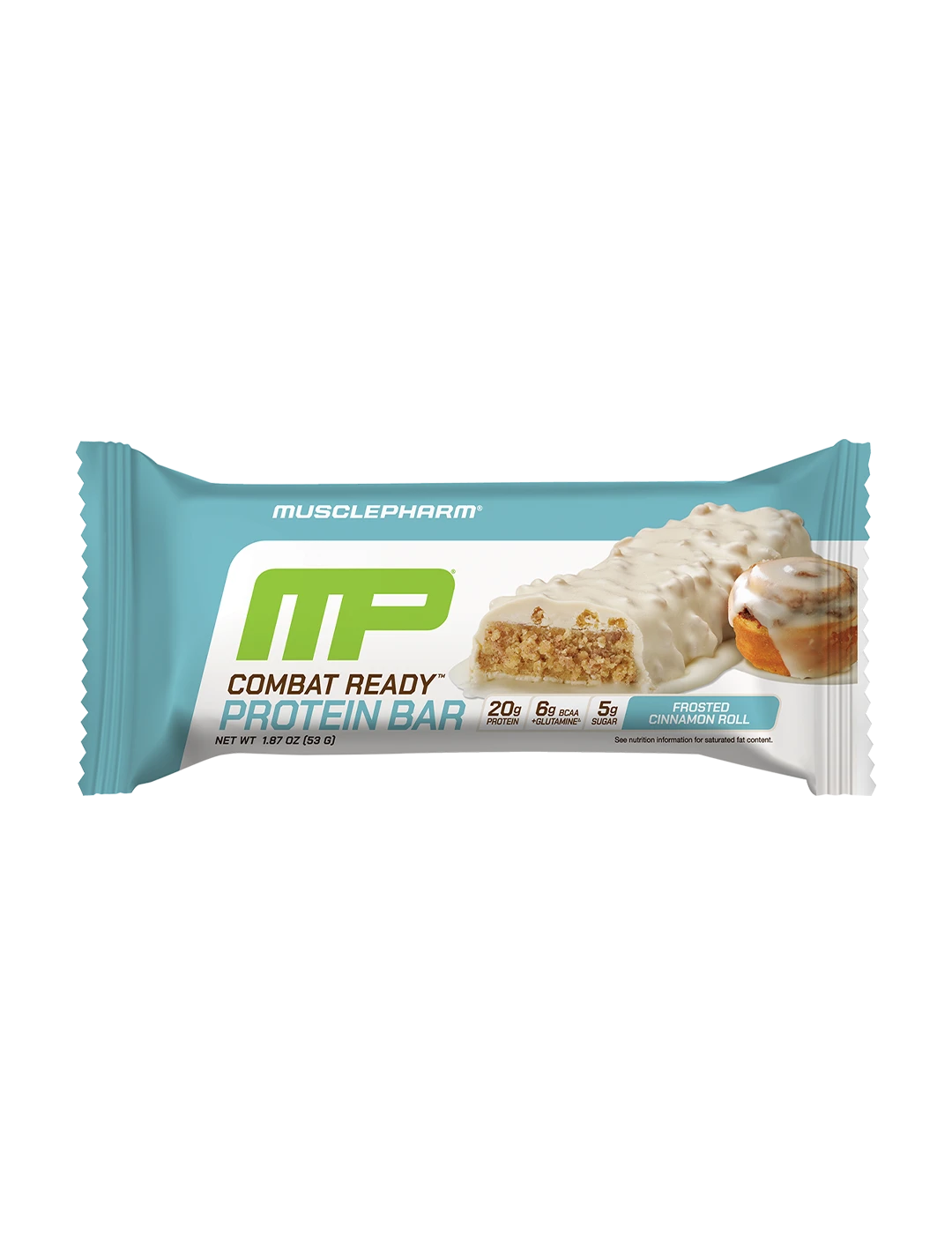 Muscle Pharm Combat Ready Protein Bar Frosted Cinnamon Roll | ASN