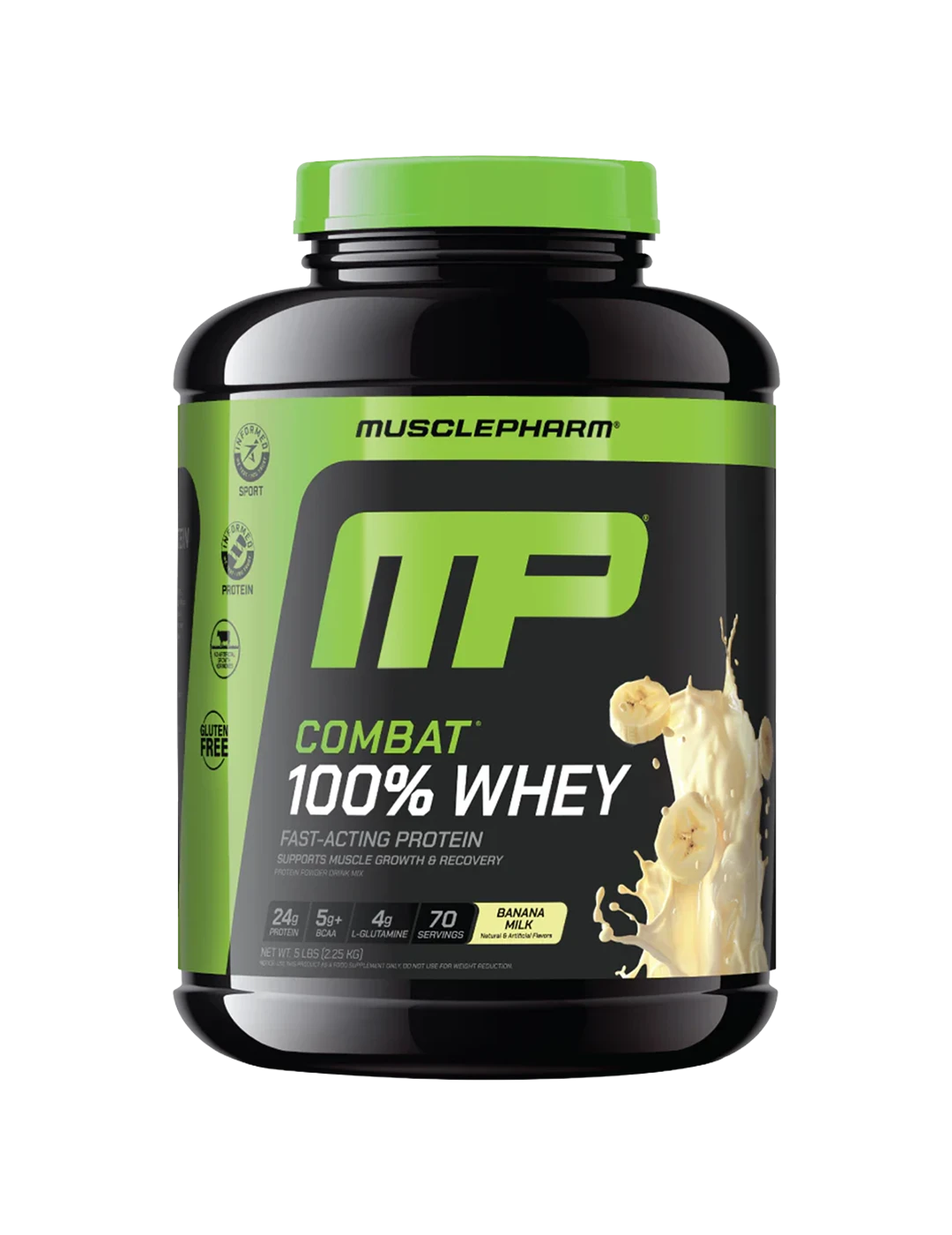 MusclePharm Combat 100% Whey + Free Creatine