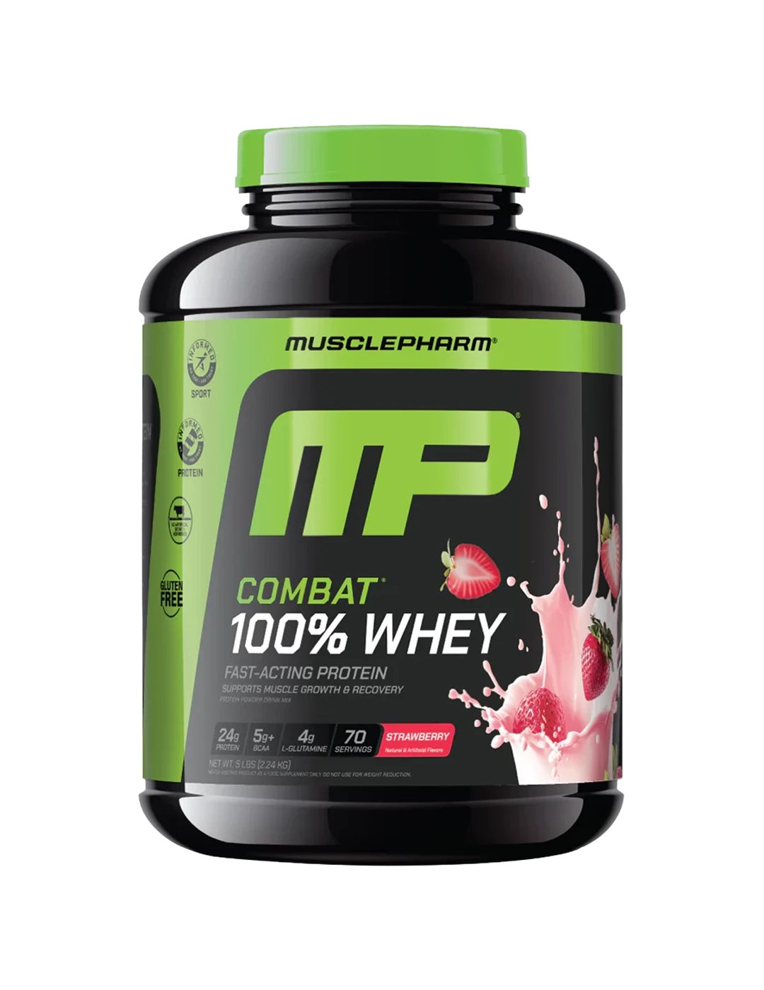 MusclePharm Combat 100% Whey + Free Creatine