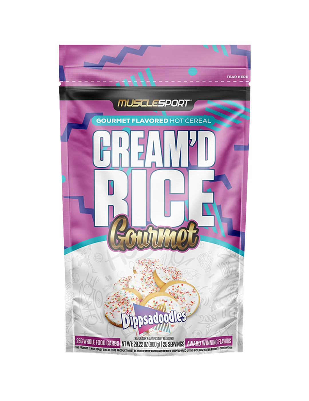 Muscle Sport Cream D Rice 25 Servings Dippsadoodles | ASN