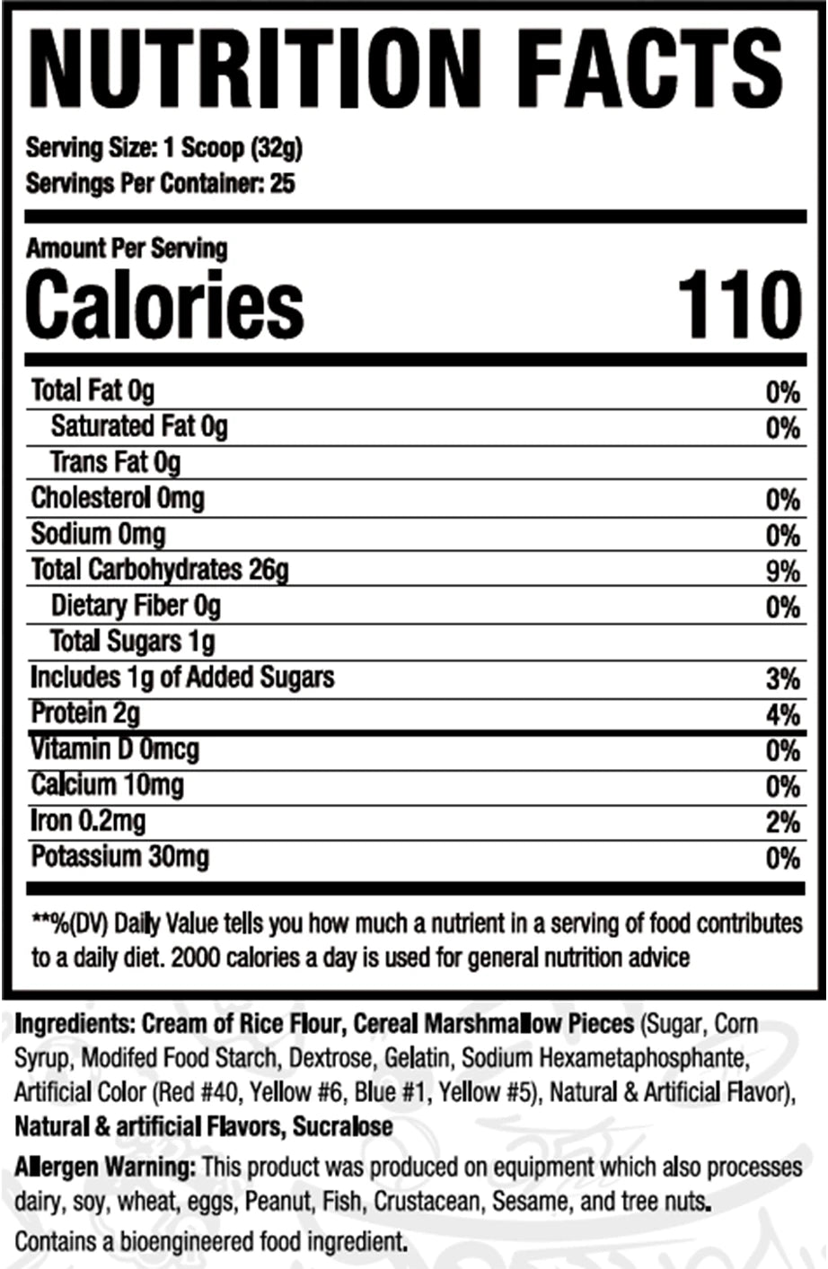 Muscle Sport Cream D Rice 25 Servings Lean Charms | ASN