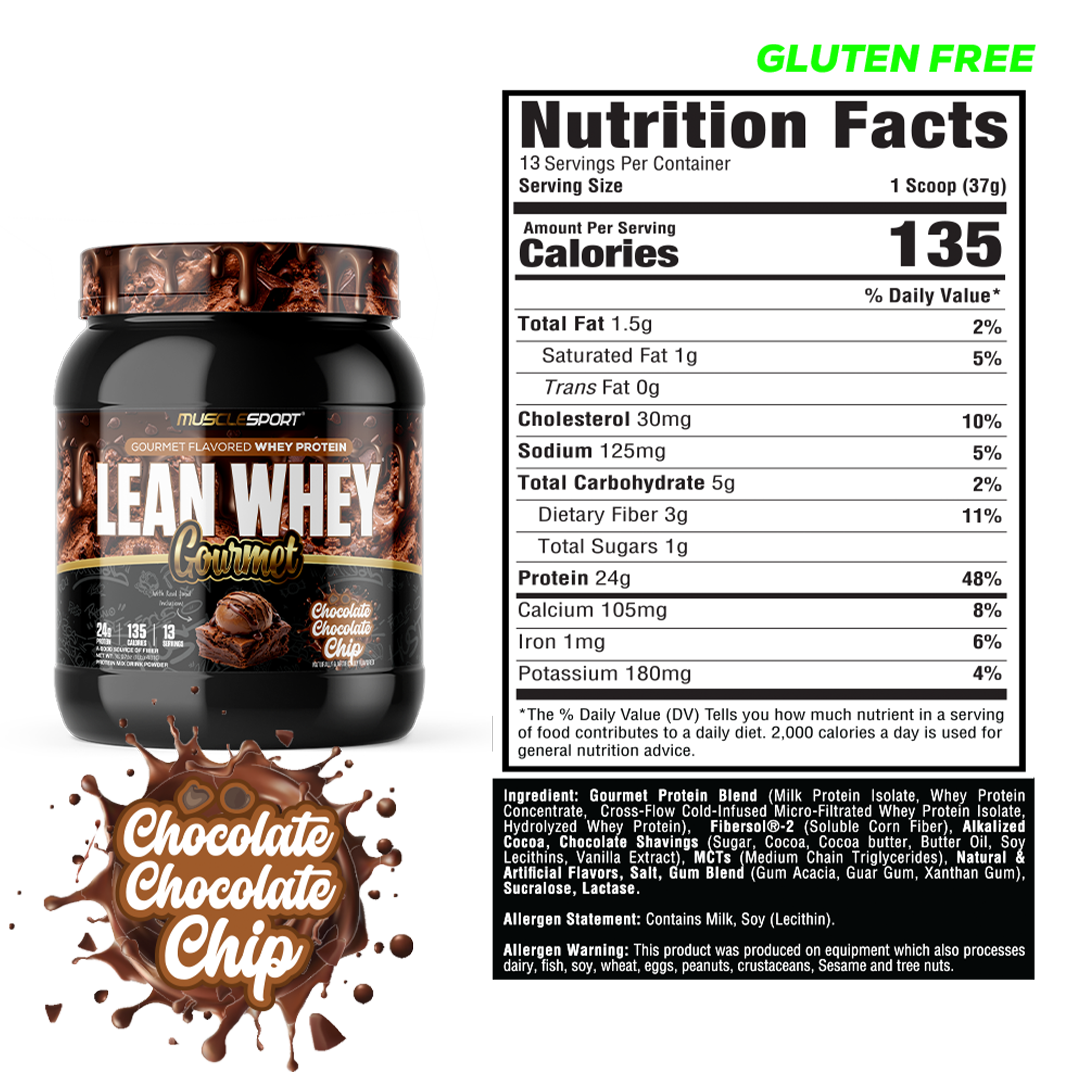 MuscleSport Lean Whey Gourmet