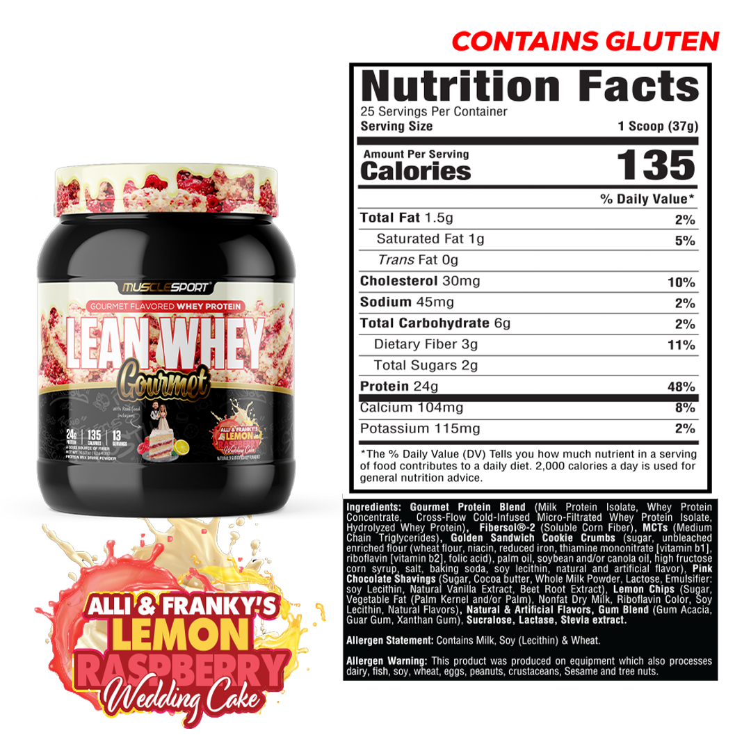 MuscleSport Lean Whey Gourmet