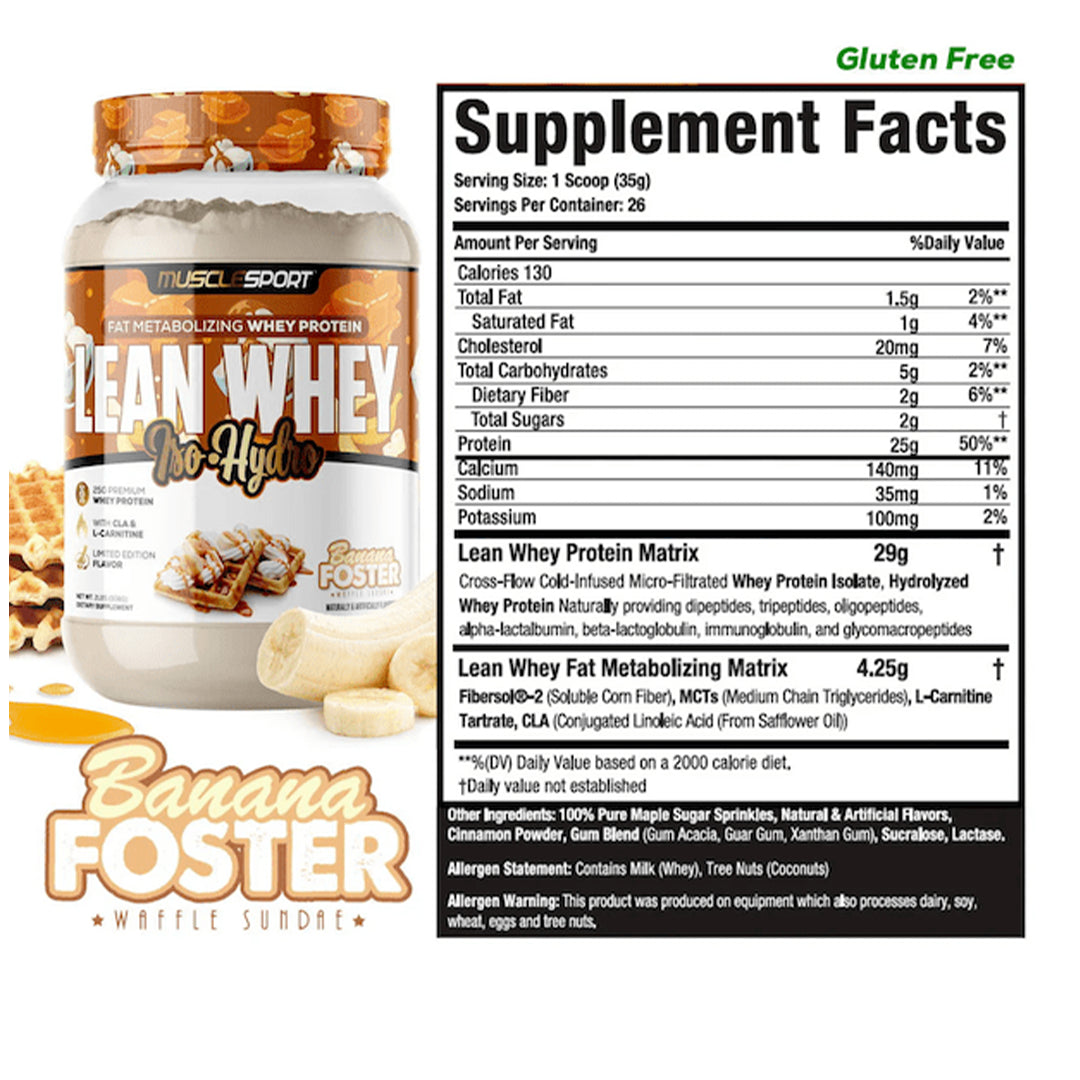 MuscleSport Lean Whey Iso Hydro