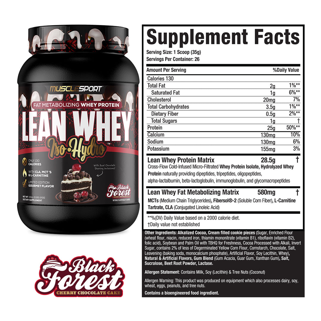 MuscleSport Lean Whey Iso Hydro