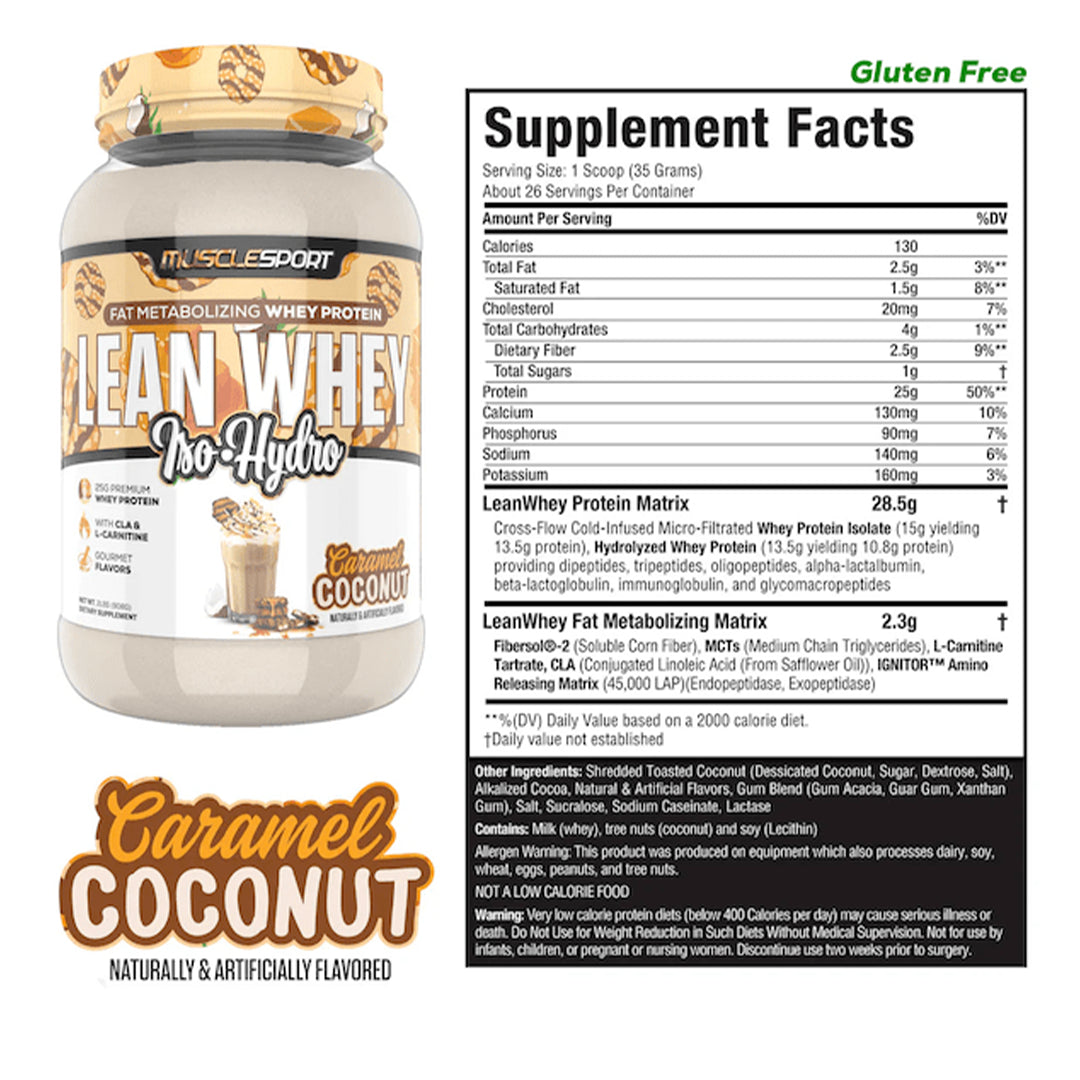 MuscleSport Lean Whey Iso Hydro