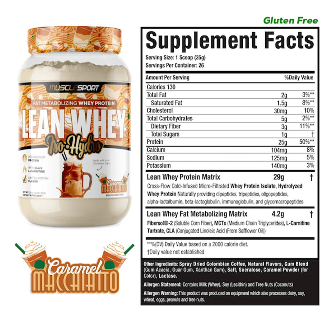 MuscleSport Lean Whey Iso Hydro