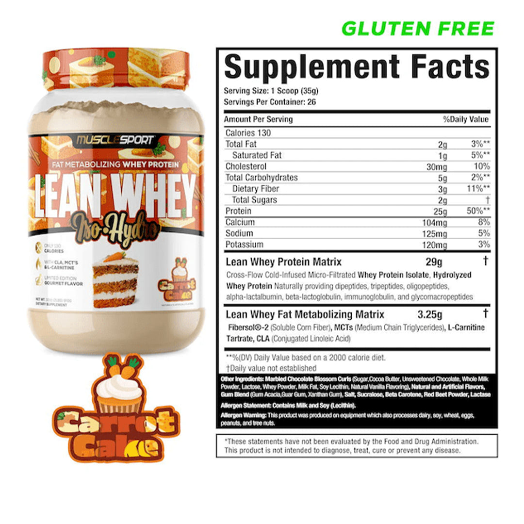 MuscleSport Lean Whey Iso Hydro