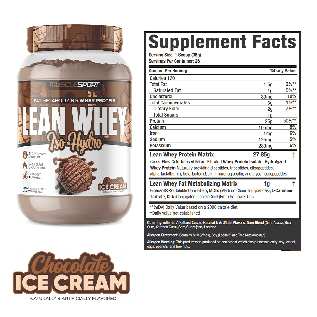 MuscleSport Lean Whey Iso Hydro