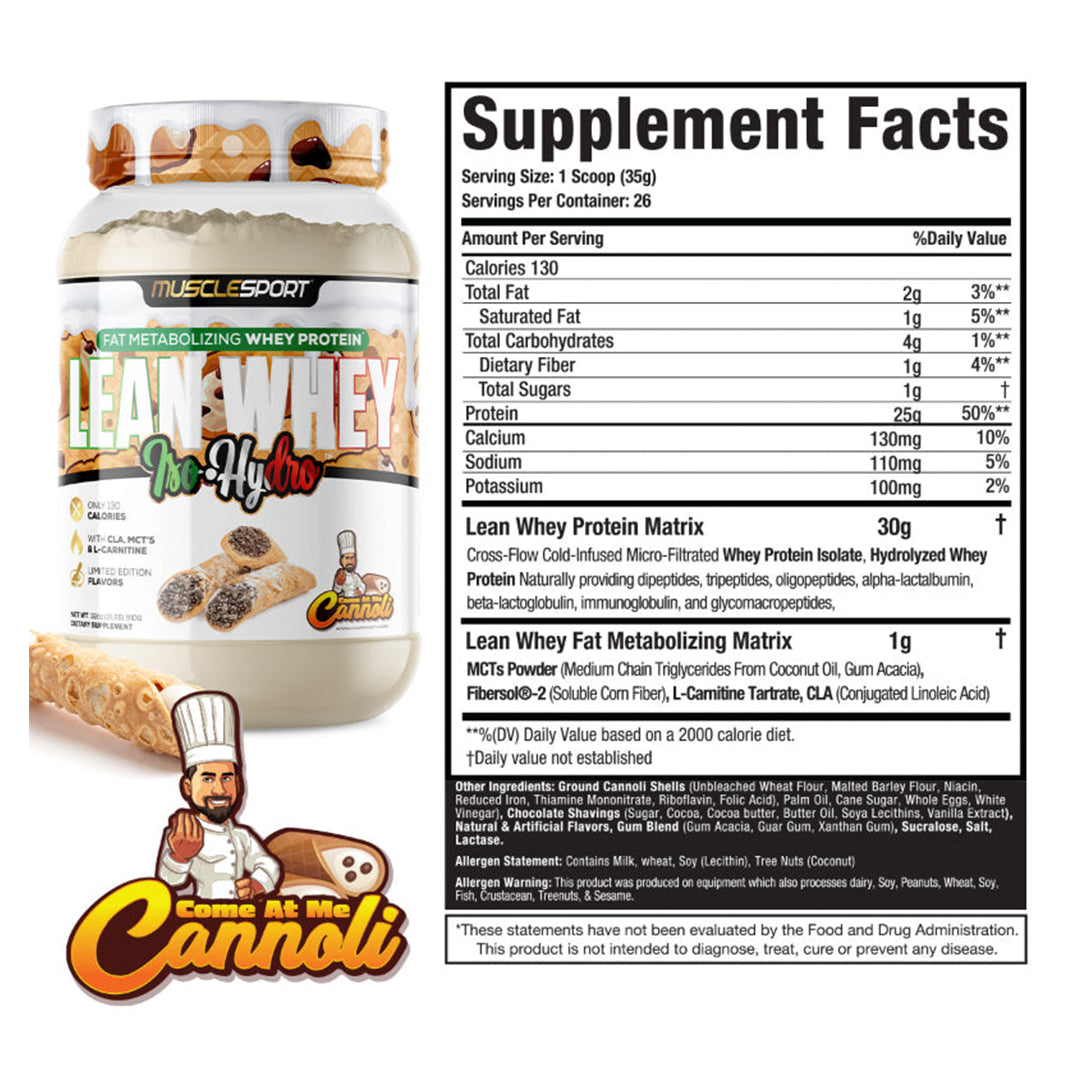 MuscleSport Lean Whey Iso Hydro