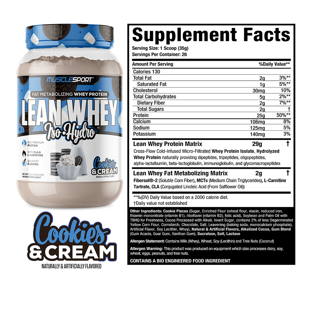 MuscleSport Lean Whey Iso Hydro