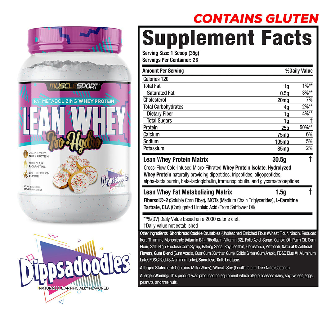MuscleSport Lean Whey Iso Hydro
