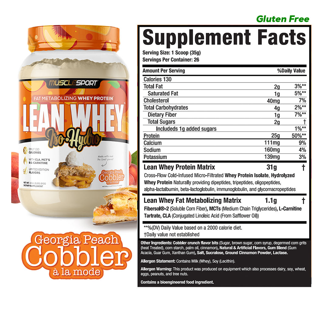 MuscleSport Lean Whey Iso Hydro