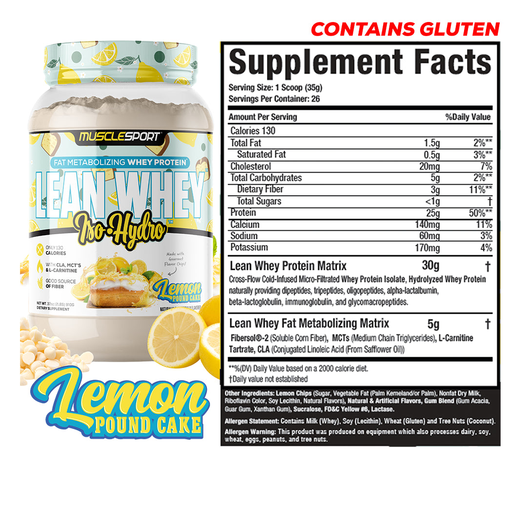MuscleSport Lean Whey Iso Hydro
