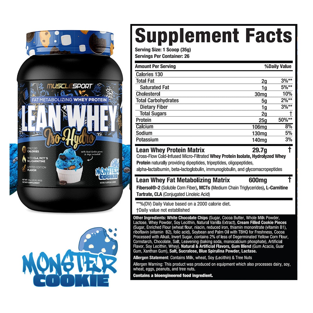 MuscleSport Lean Whey Iso Hydro
