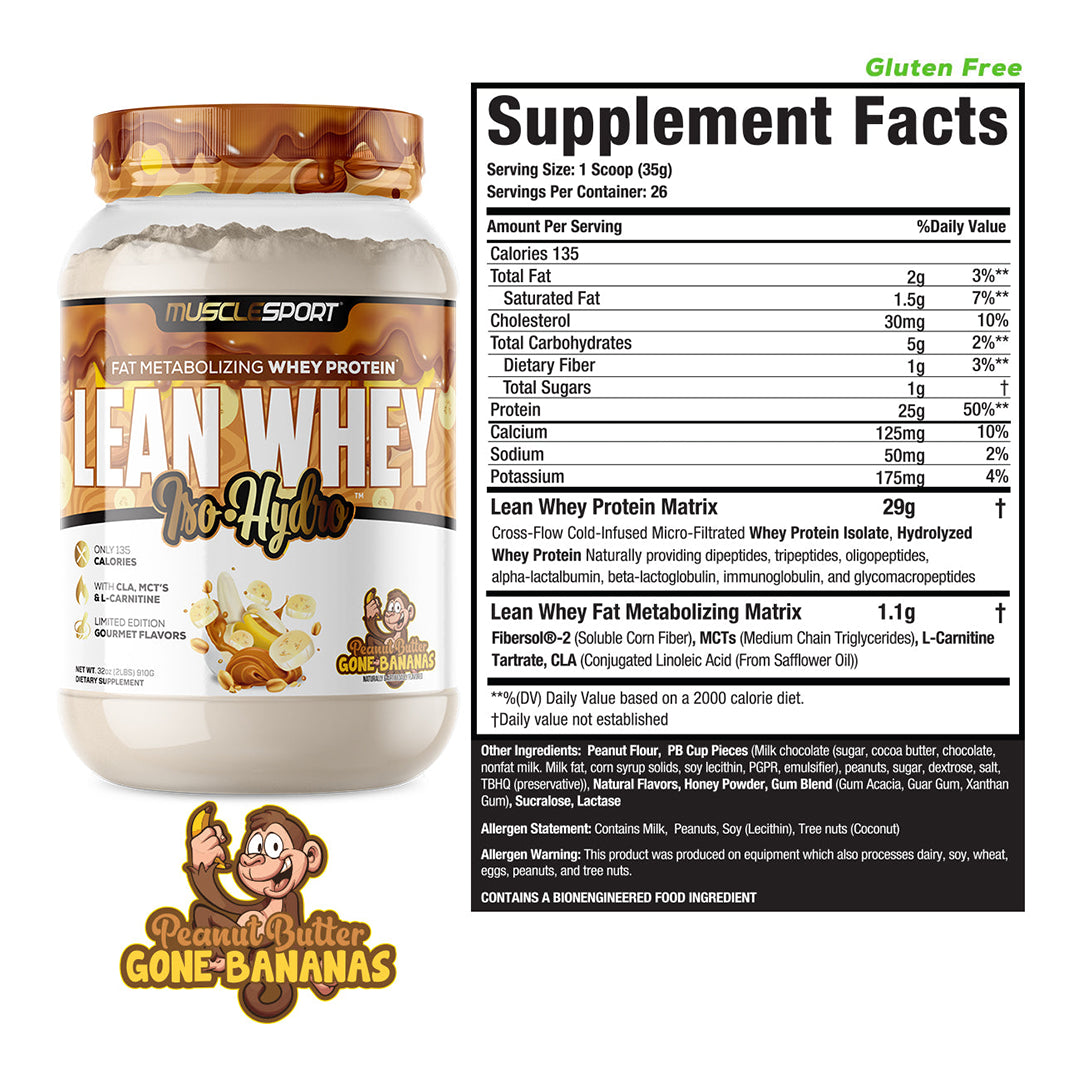 MuscleSport Lean Whey Iso Hydro