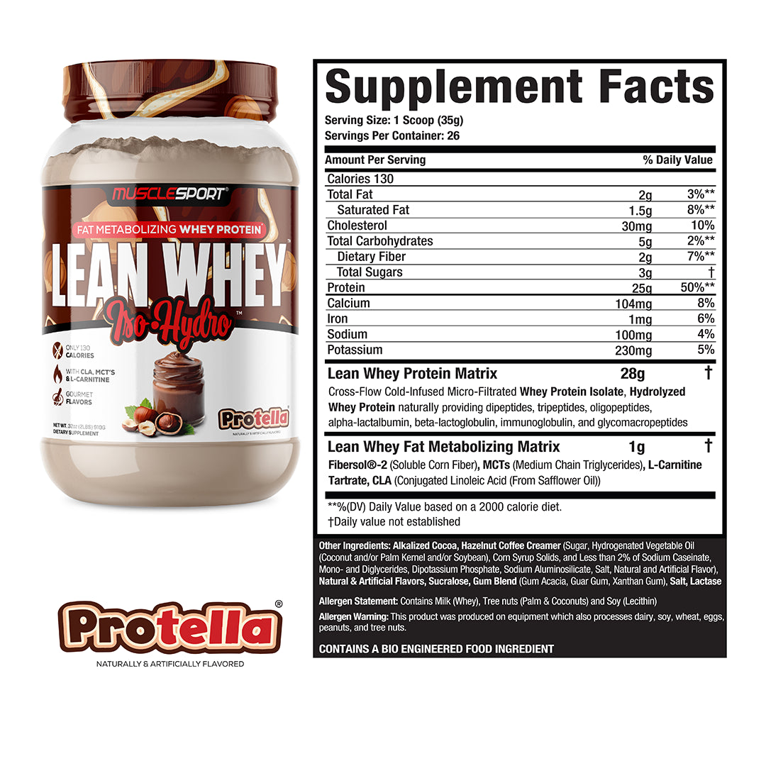 MuscleSport Lean Whey Iso Hydro