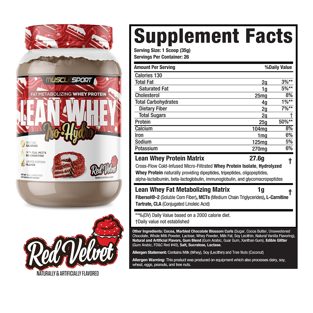 MuscleSport Lean Whey Iso Hydro
