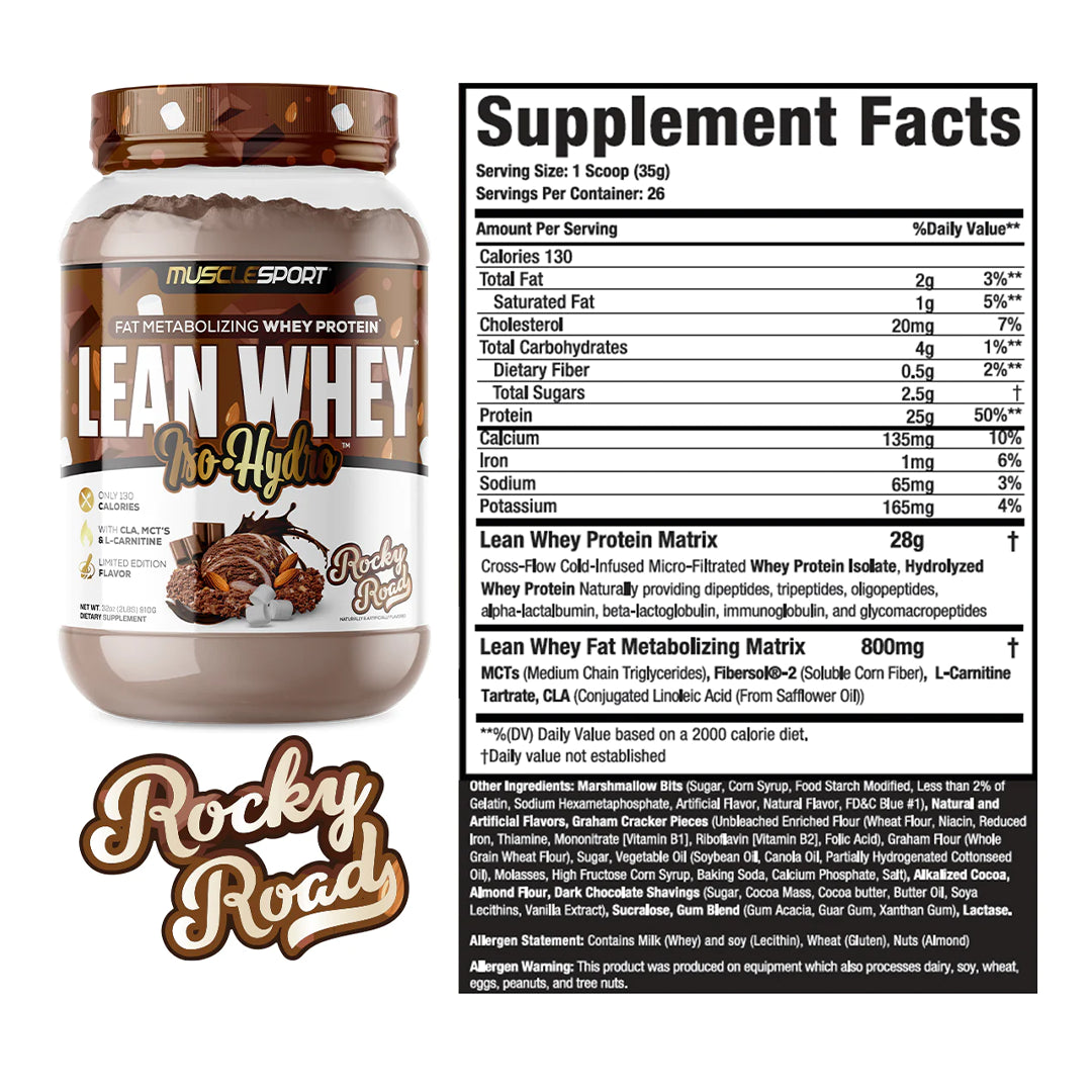 MuscleSport Lean Whey Iso Hydro