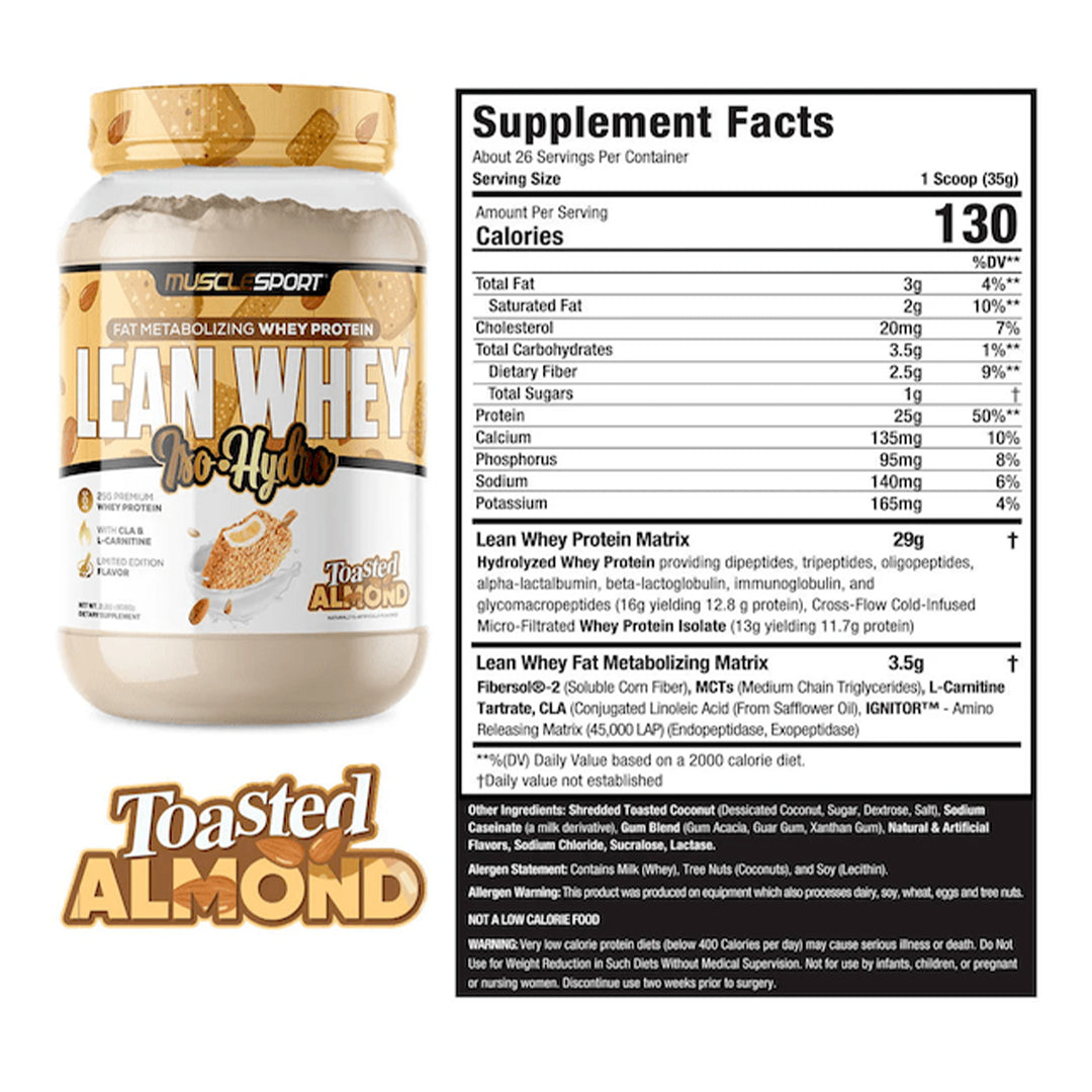 MuscleSport Lean Whey Iso Hydro
