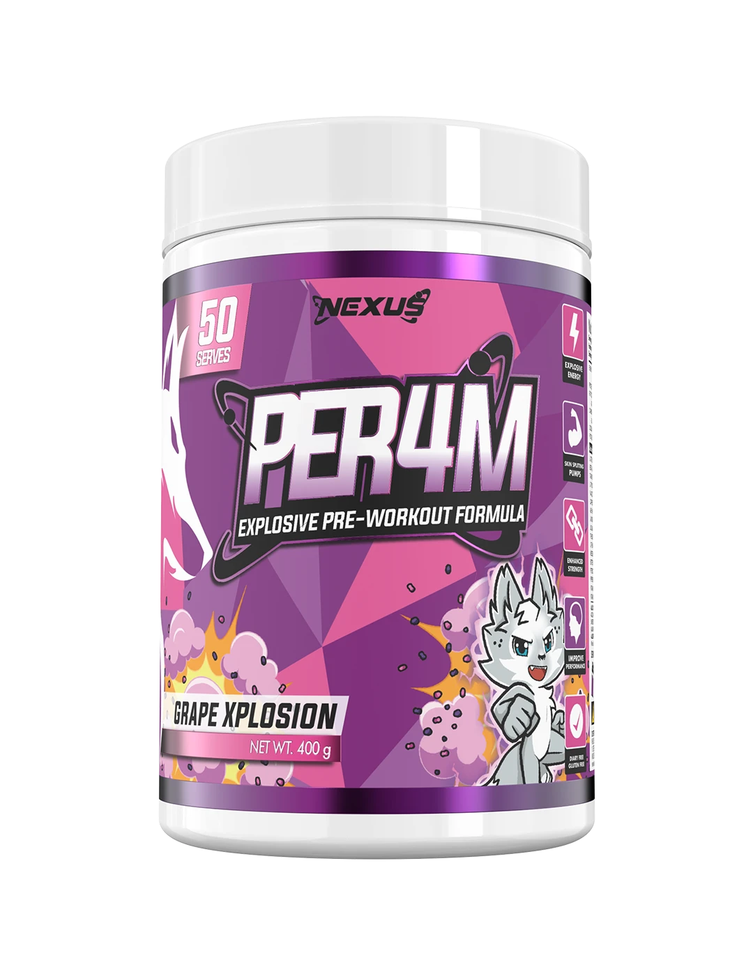 Nexus PER4M Pre-Workout + Free Shaker