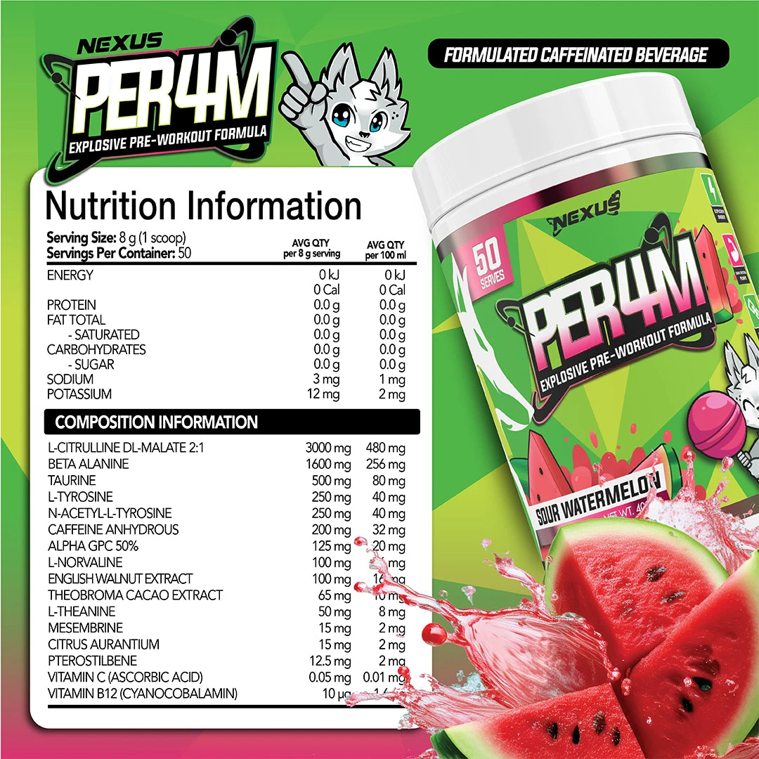 Nexus PER4M Pre-Workout