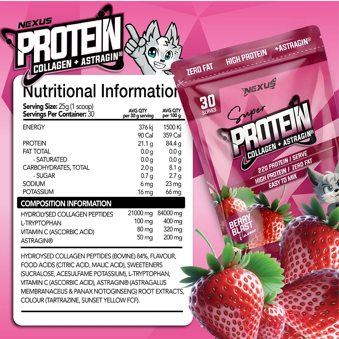 Nexus Super Protein Water + Free Nexus PER4M Pre-Workout