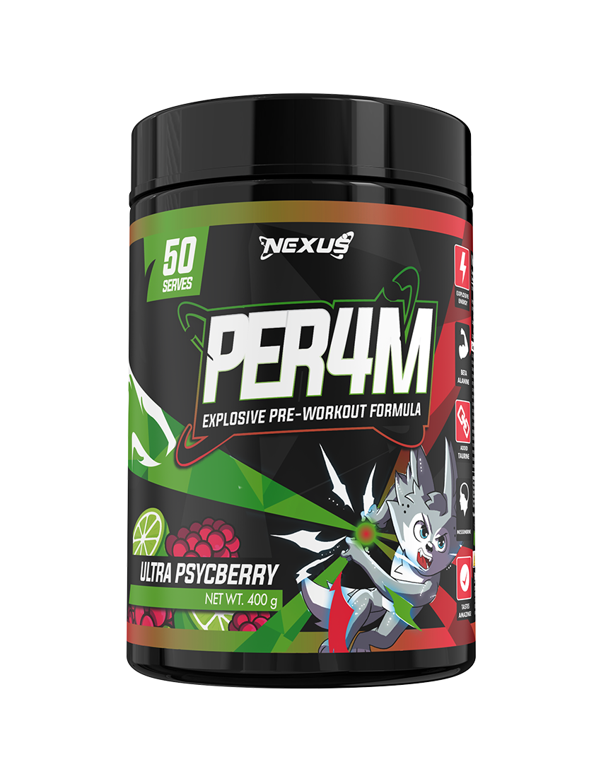 Nexus PER4M Pre-Workout + Free Protein Water RTDs