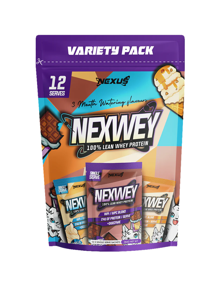 Nexus NexWey 100% Lean Whey Protein Variety Pack