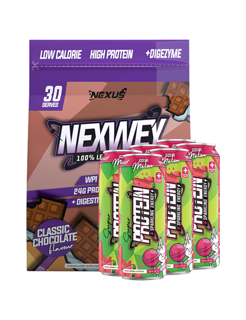 Nexus NexWey 100% Lean Whey Protein + Free Protein Water RTDs